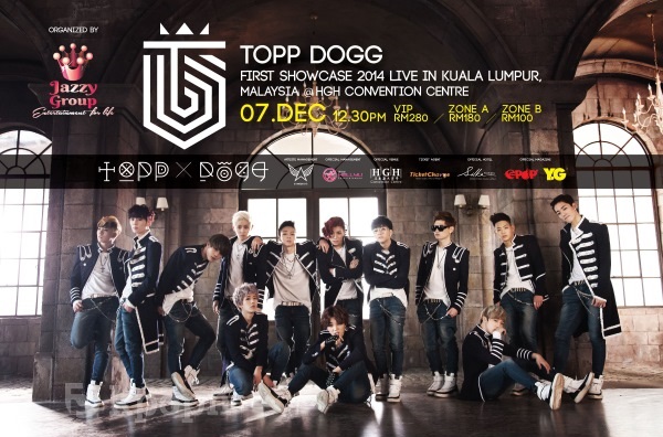 Topp Dogg 馬來西亞演唱會海報 Topp Dogg 馬來西亞演唱會海報