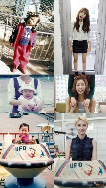 Alice、Yoo Young、Nara 童年照