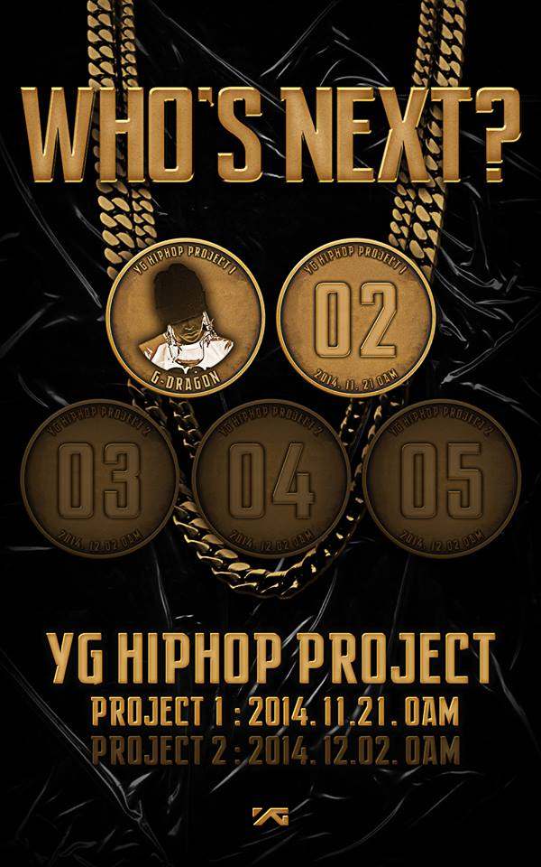 YG 第一組嘻哈企劃成員：G-Dragon