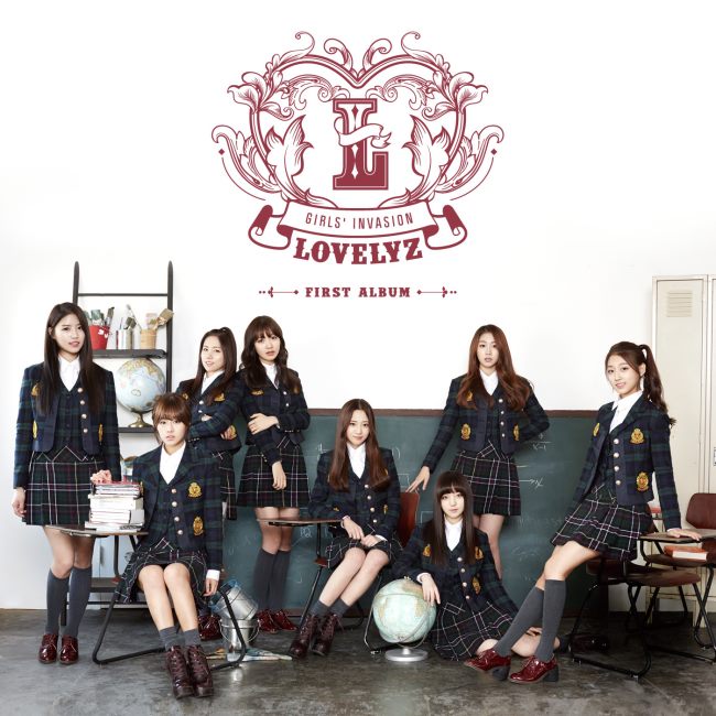 LOVELYZ 出道專輯 "Girls Invasion" 封面