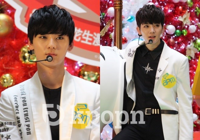 MinHyun、REN 香港亮燈活動