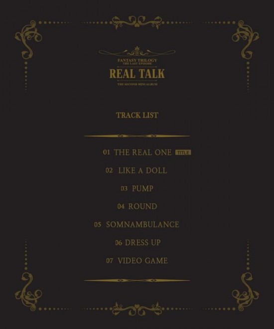 少年共和國《Real Talk》曲目