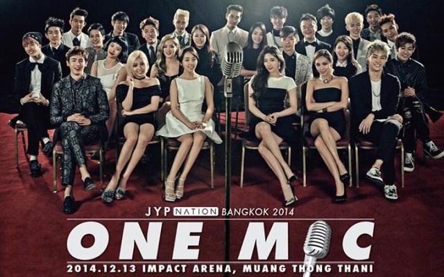 2014 JYP Nation：ONE MIC 曼谷場海報