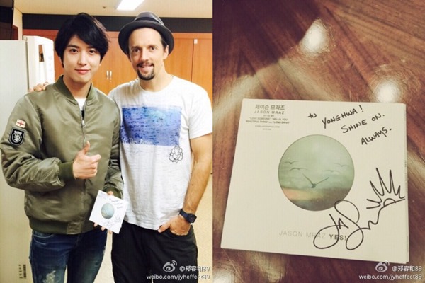鄭容和、Jason Mraz