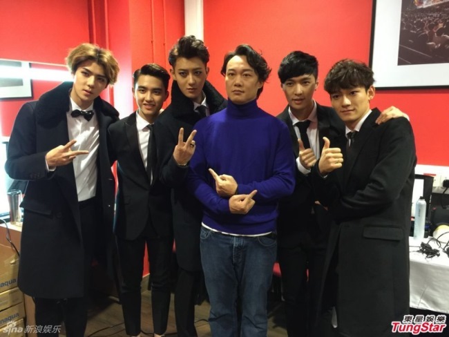 世勳、D.O.、TAO、陳奕迅、LAY、CHEN
