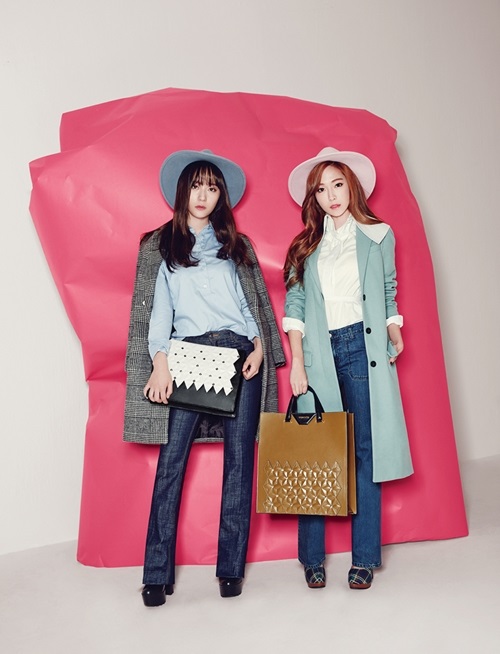 Jessica、Krystal 的 lapalette 畫報