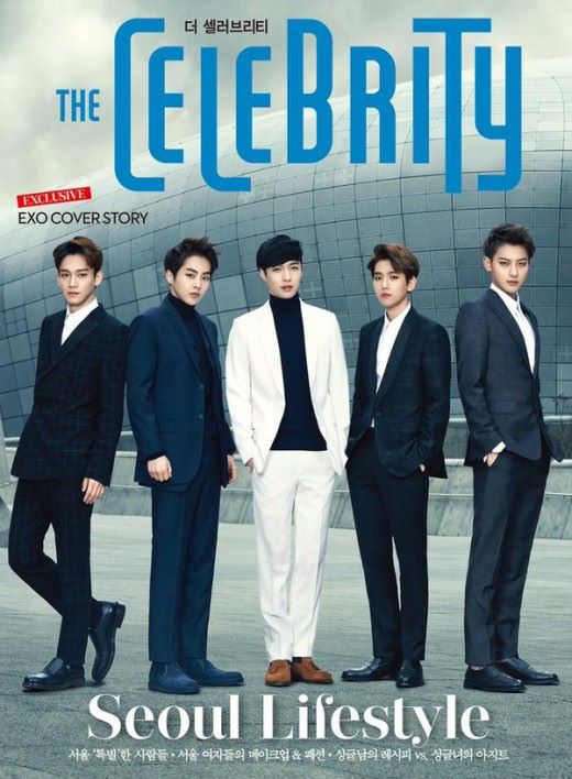 CHEN、XIUMIN、LAY、伯賢、TAO (The Celebrity 2015.1)