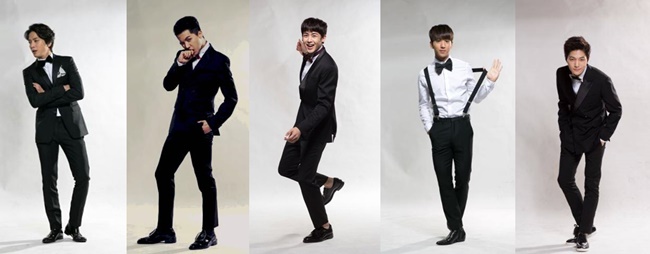 Lucky Boys (容和、宋旻浩、Nichkhun、Baro、L)