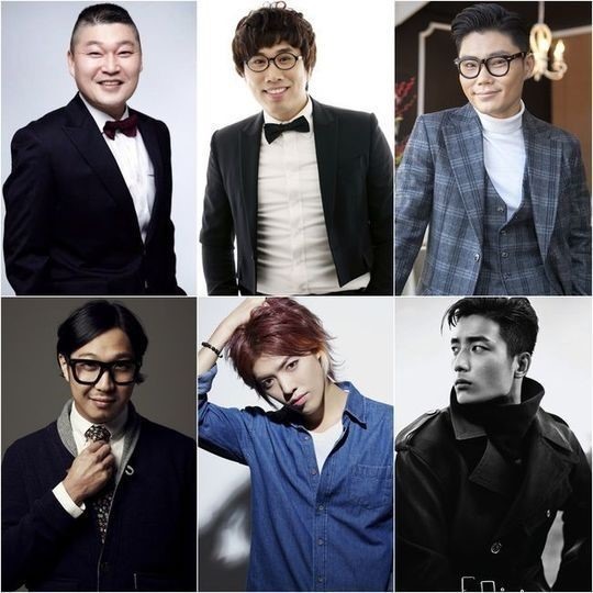 姜虎東, HaHa, Kang Nam, 金範秀, 朴成鎮, 鄭泰浩 姜虎東, HaHa, Kang Nam, 金範秀, 朴成鎮, 鄭泰浩