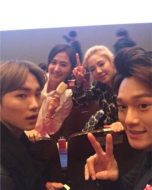 孝淵、Yuri、Key、CHEN