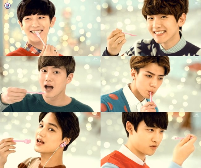 EXO-K BaskinRobbins 廣告