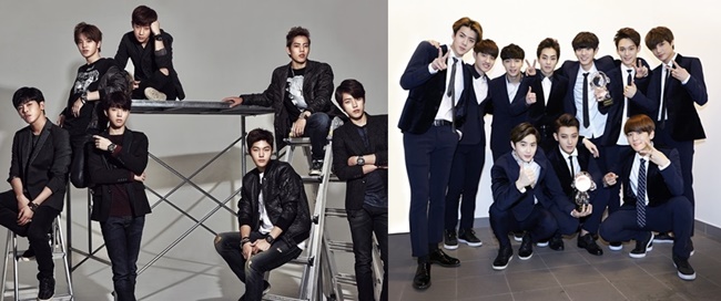 EXO、INFINITE EXO、INFINITE