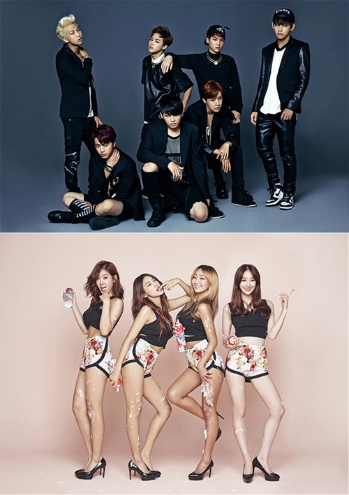 BTS、SISTAR