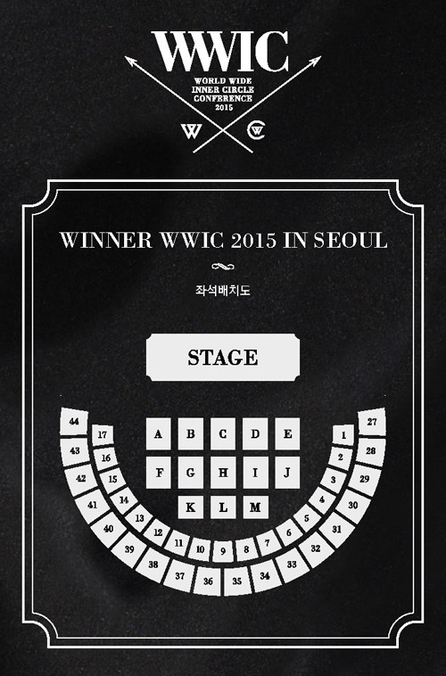WINNER 首爾見面會座為圖