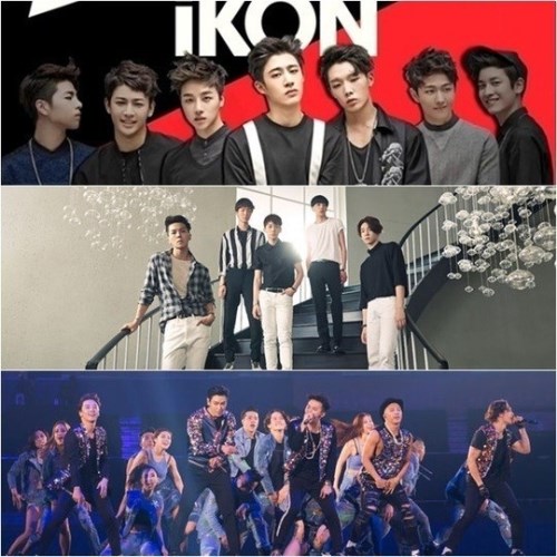 iKON、WINNER、BIGBANG