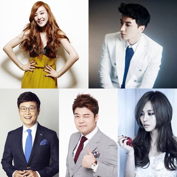 金成柱、全賢武、利特、Tiffany、Fei