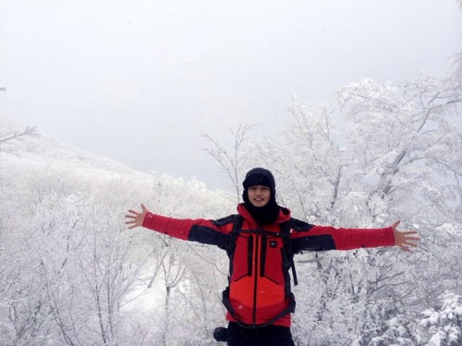 珉豪 漢拿山登山迎新年