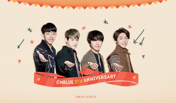 CNBLUE 出道五週年 CNBLUE 出道五週年