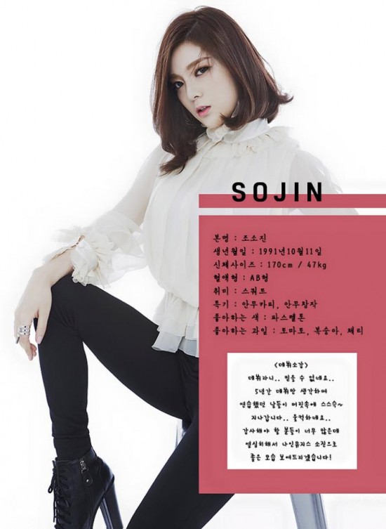Nine Muses 新成員簡介 ─ So Jin