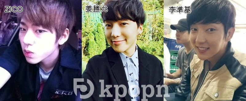 姜勝允與 ZICO、李準基 姜勝允與 ZICO、李準基