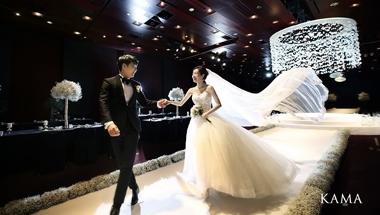 尹相鉉、Maybee 婚禮畫報