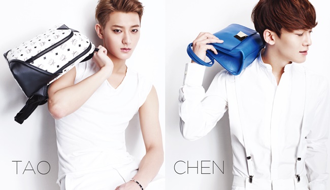 MCM 代言照：CHEN、TAO