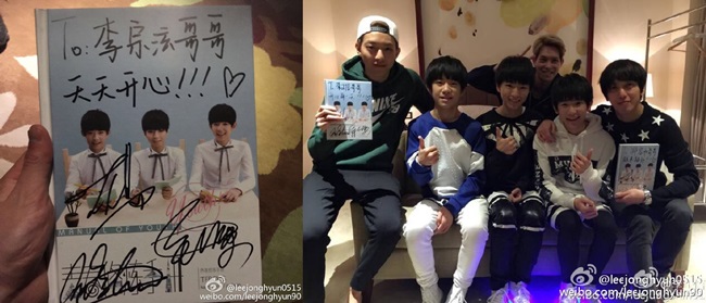 TFBOYS 與 CNBLUE (含宗泫的 TFBOYS 簽名專輯) TFBOYS 與 CNBLUE (含宗泫的 TFBOYS 簽名專輯)