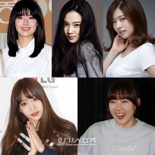 Hani、Yerin、南志炫、庭沼珉(鄭素敏)、尹邵熙 Hani、Yerin、南志炫、庭沼珉(鄭素敏)、尹邵熙