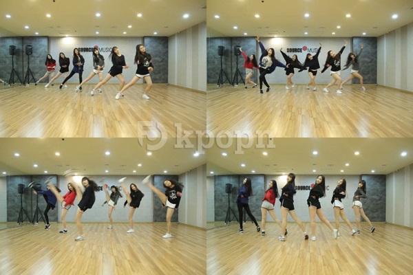G-Friend《Glass Bead》練習版截圖 G-Friend《Glass Bead》練習版截圖