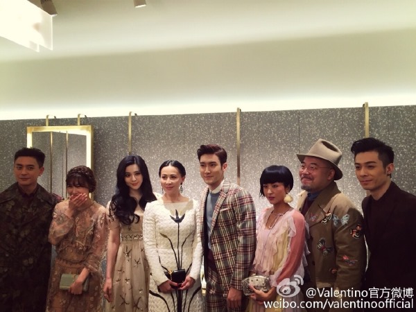 Valentino 香港旗艦活動團體照