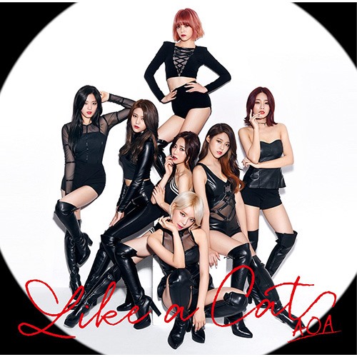 AOA 第二張日文單曲《Like A Cat》初回限定盤 A 封面