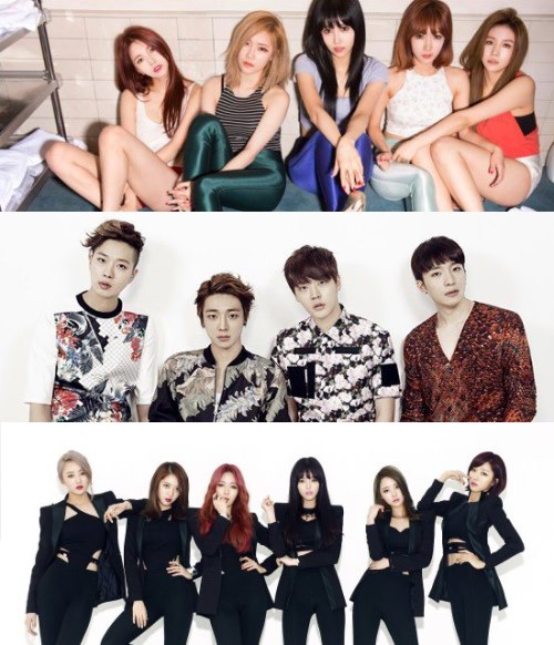 FIESTAR、JACE、Dal★Shabet
