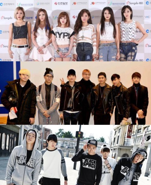 T-ara、GOT7、WINNER