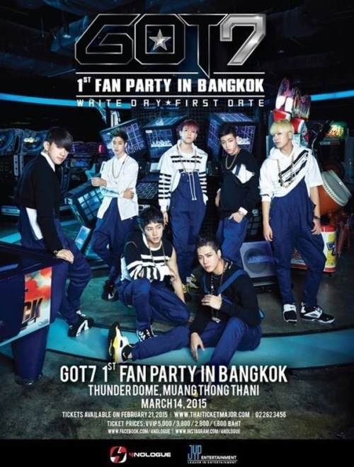 GOT7 泰國粉絲見面會 海報 GOT7 泰國粉絲見面會 海報