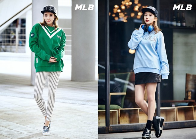 Suzy 的 MLB 代言照