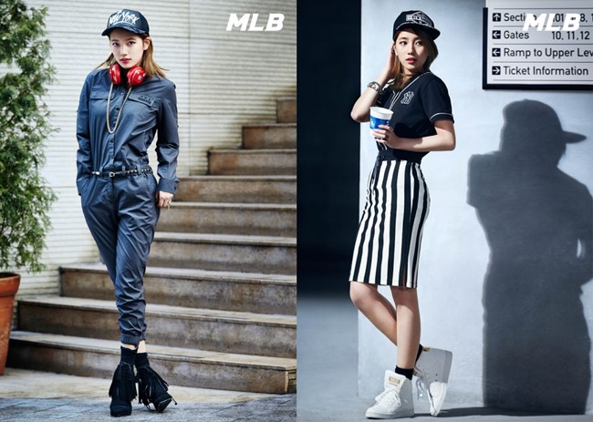 Suzy 的 MLB 代言照