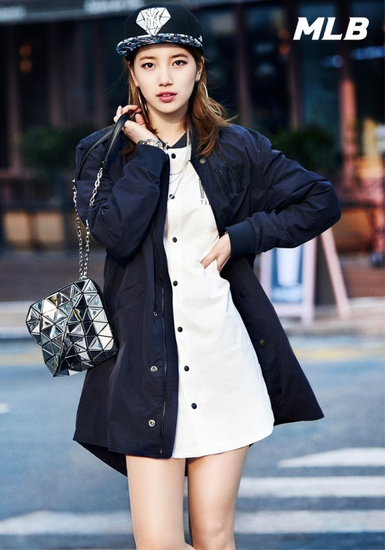 Suzy 的 MLB 代言照