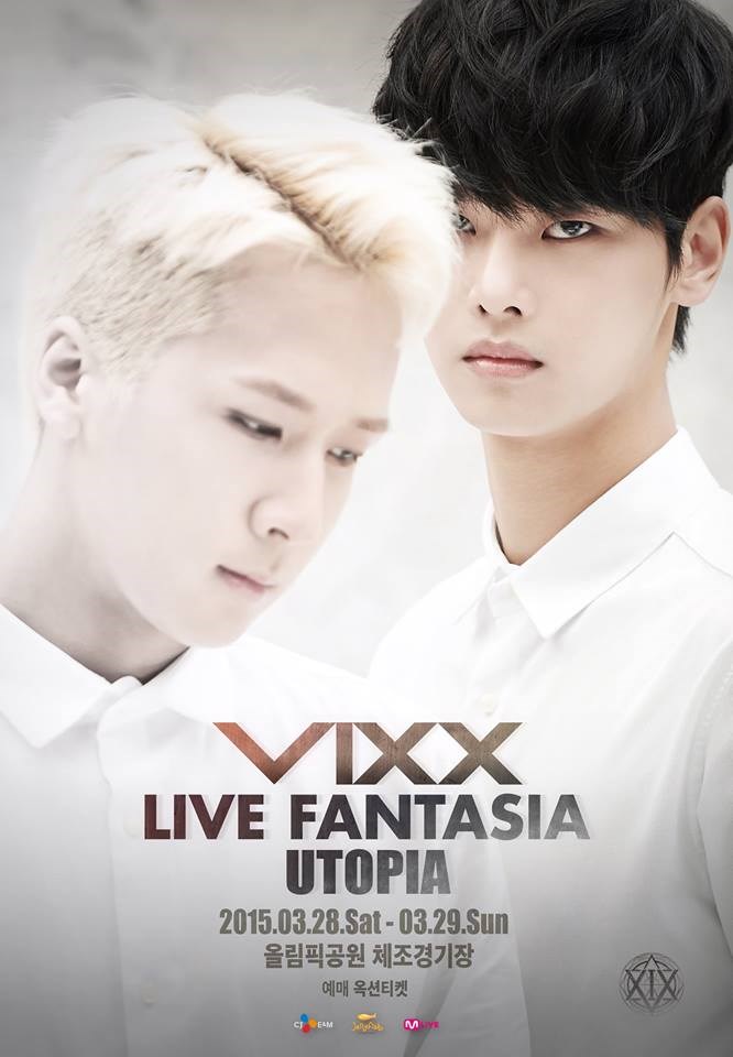 VIXX 二巡演唱會海報：N、Ravi