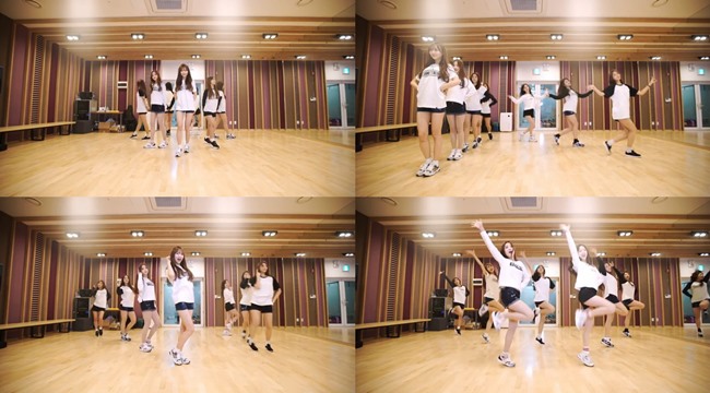 Lovelyz《Hi~》練習室版截圖