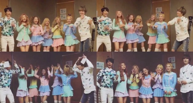 Super Junior-D&E、Red Velvet 互跳對方舞蹈