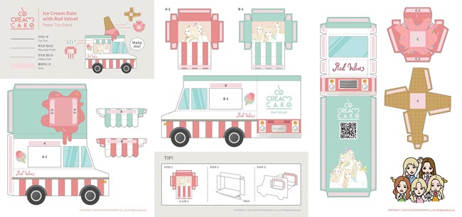 Red Velvet「Ice Cream Date With Red Velvet」活動