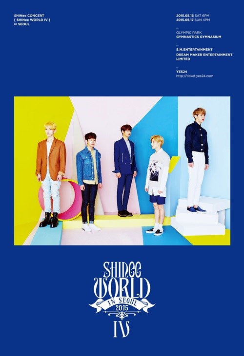 SHINee 第四次世界巡迴演唱會《SHINee WORLD IV in SEOUL》海報