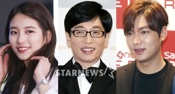 劉在錫、Suzy、李敏鎬