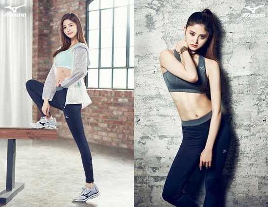 「Mizuno」代言照:Junghwa 「Mizuno」代言照:Junghwa