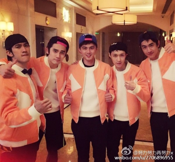 LAY、林更新、蔣勁夫、李治廷、葉祖新