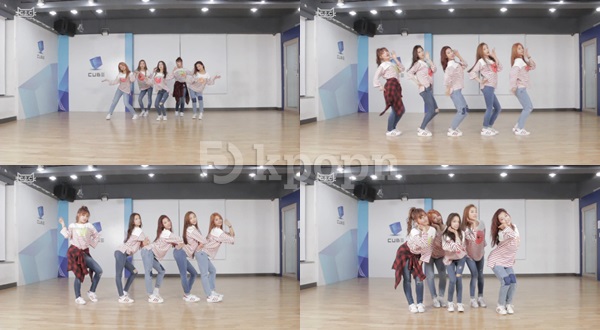 CLC《Pepe》舞蹈練習版 (截圖)