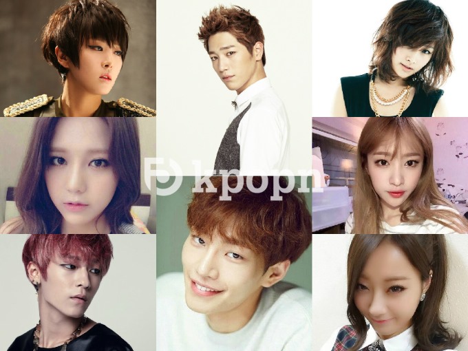 徐康俊、Hani、Nicole、勁利、L.Joe、Narsha、惠靜、金宰英