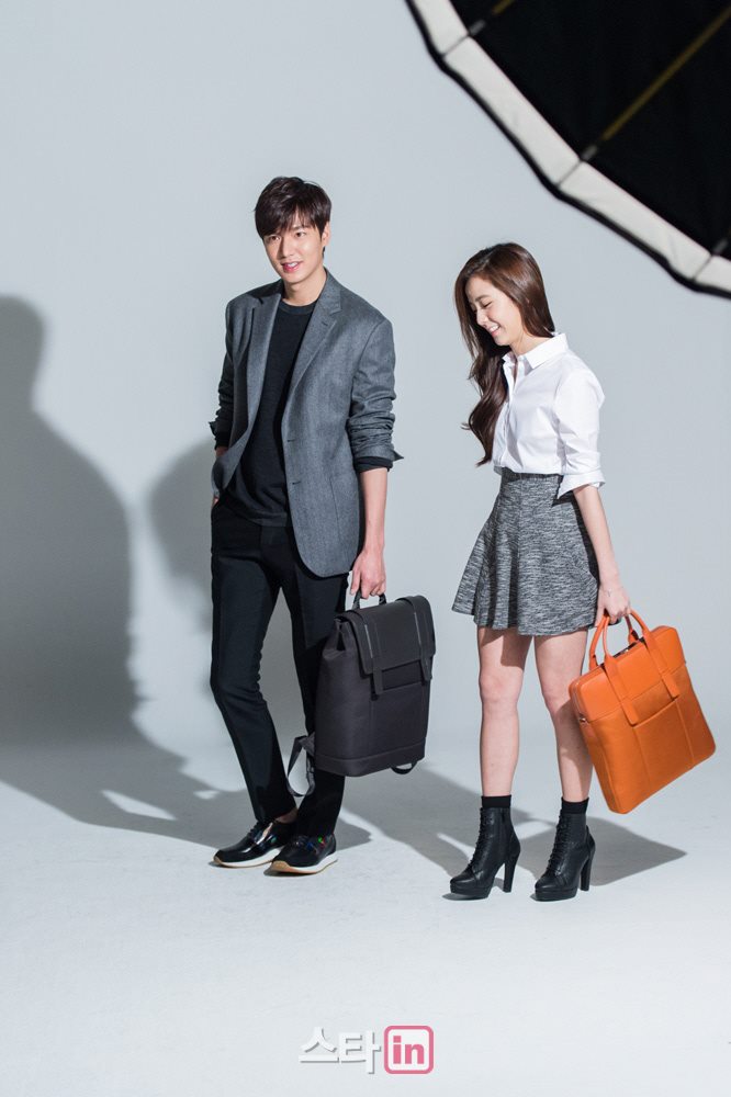 李敏鎬、Kim Ji Soo 的 Samsonite RED 側拍照