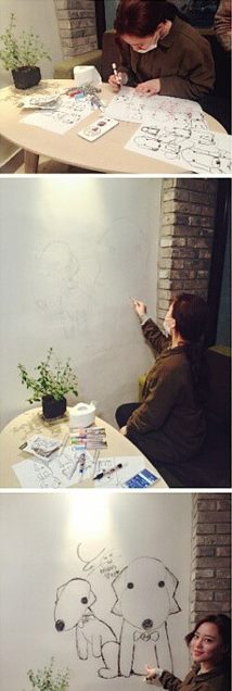齡智展現繪畫天分