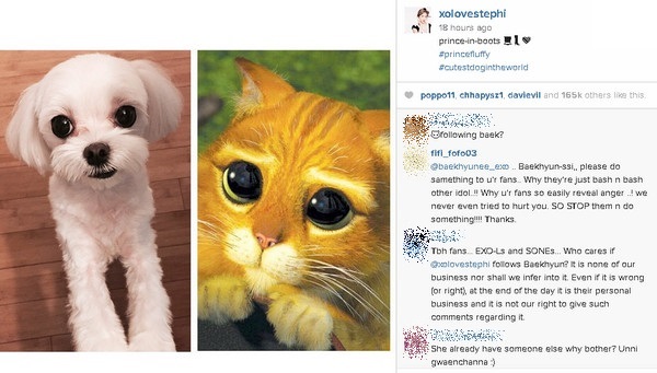 Tiffany IG 粉絲留言
